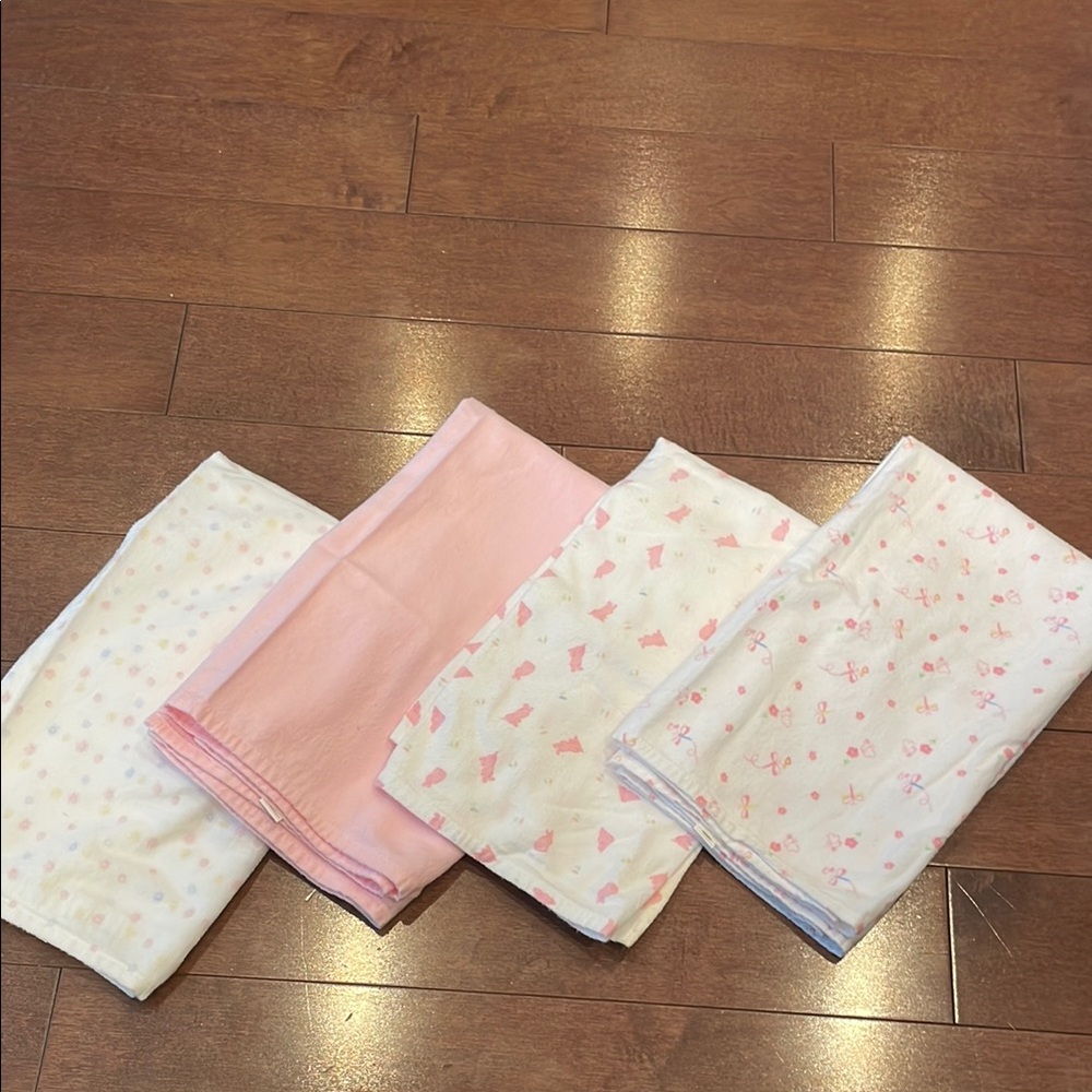 Piccolo Bambino Baby Swaddle Blanket Set - Pink and